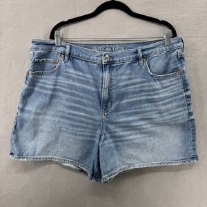American Eagle Jean Shorts Womens Size 20 Super High-Rise‎ Relaxed Short Strigid